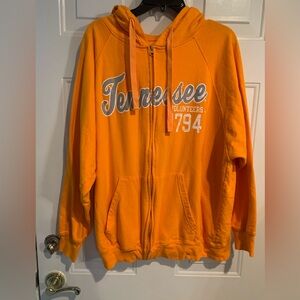 Varsity Classics Tennessee Vols Orange Full Zip Women's Fleece Jacket XL
